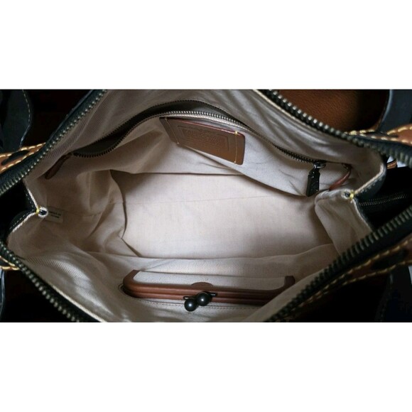 Coach 1941 WESTERN ROGUE 36 STUDS RIVETS SUEDE Whipstitch Details - Picture 8 of 15